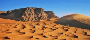 Les paysages de la Tadrart, dans le Sahara algérien