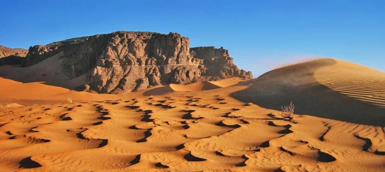 Les paysages de la Tadrart, dans le Sahara algérien