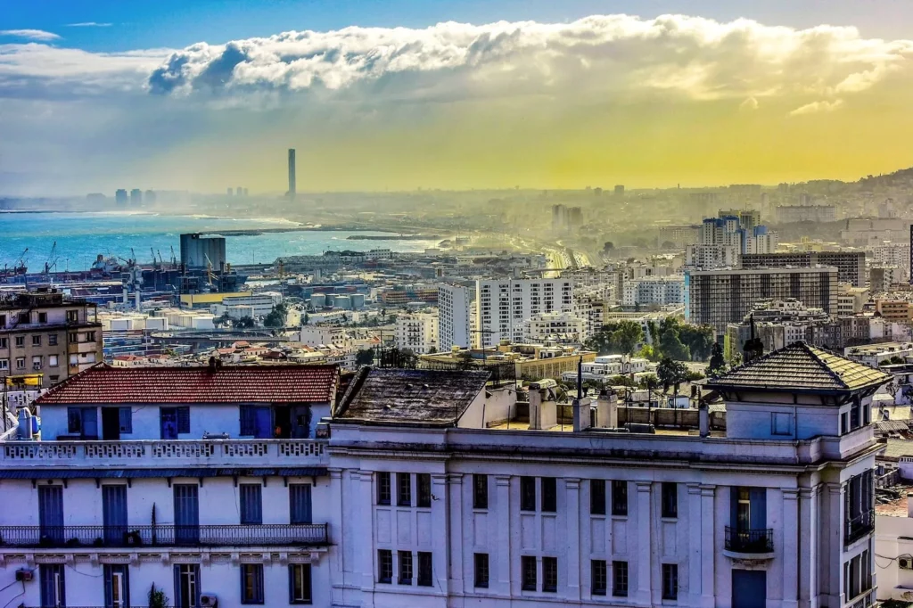 Vue sur la baie d'Alger, Algérie