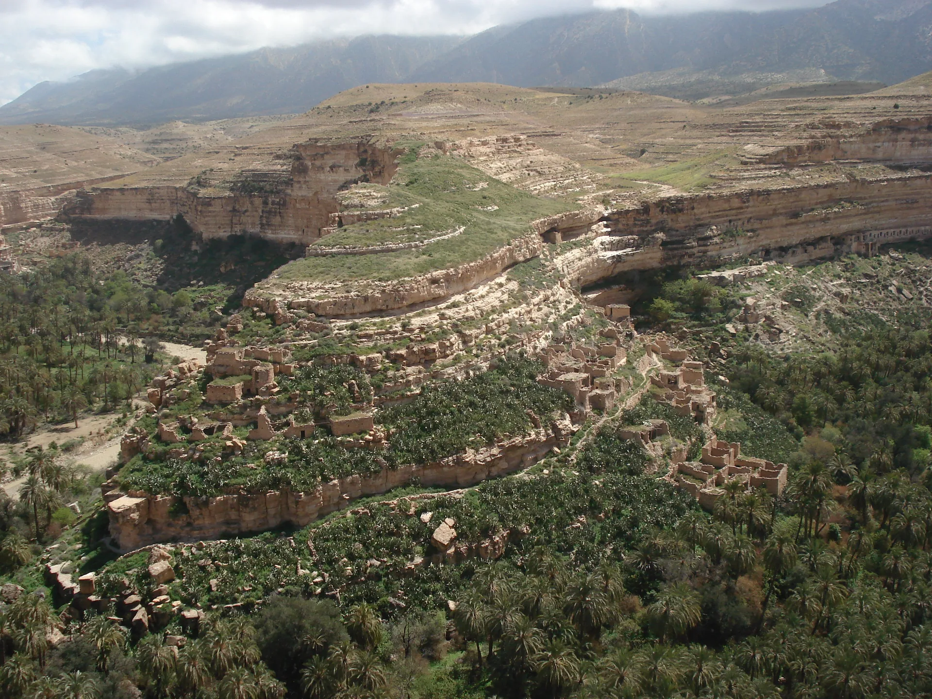 Balcons du Ghoufi dans les Aurès, Algérie