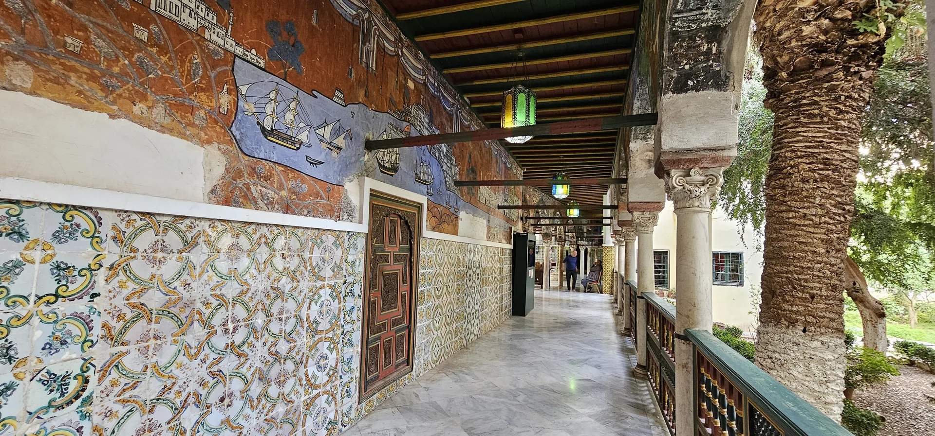Patio du palais du Bey à Constantine, Algérie