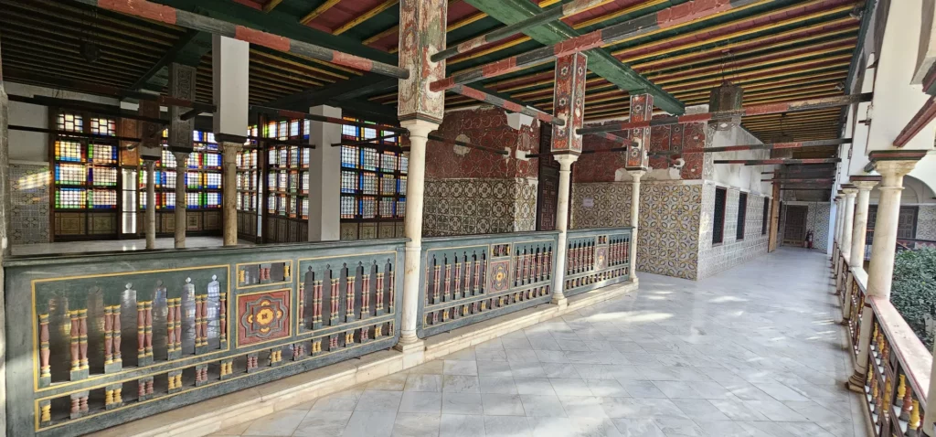 Fresques et galeries du palais du Bey, Constantine, Algérie