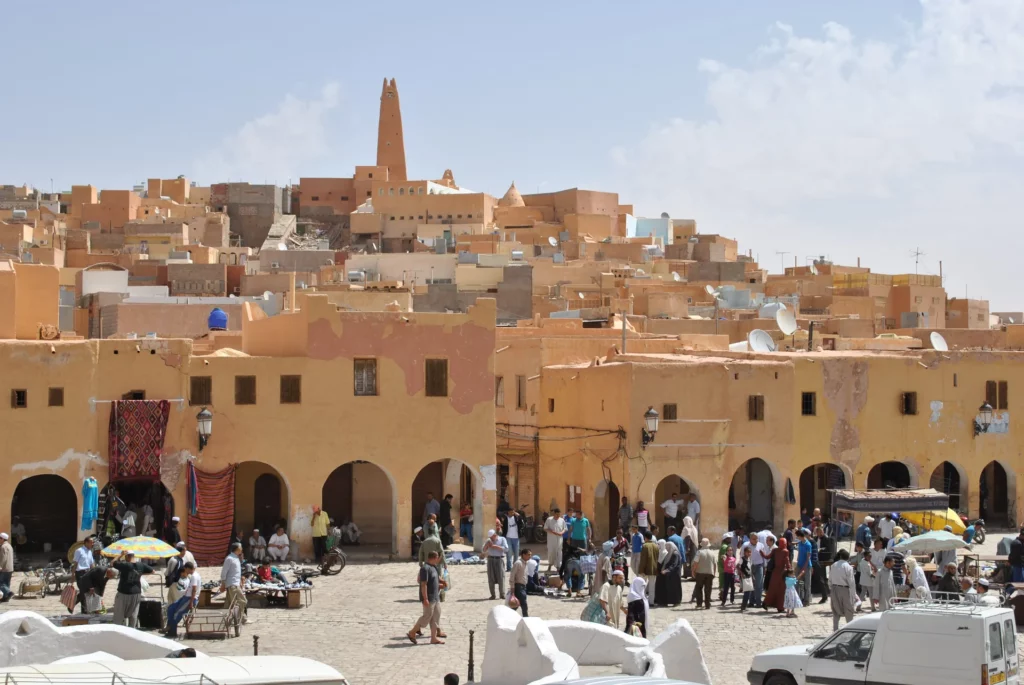Ksar de Ghardaïa et palmeraie, vallée du M'Zab, Algérie