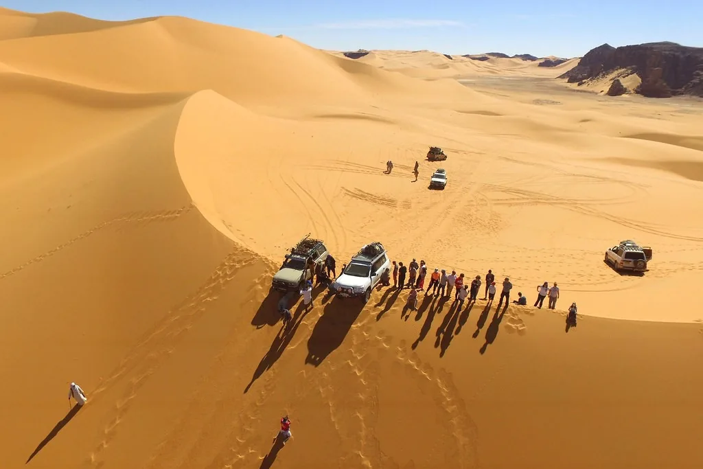 Raid 4x4 sur les pistes du Tassili n'Ajjer, Djanet, Algérie