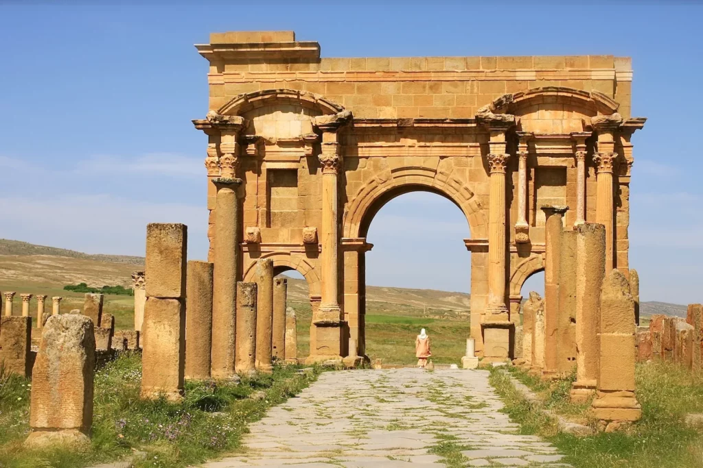 Ruines romaines de Djémila dans les montagnes de Sétif, Algérie