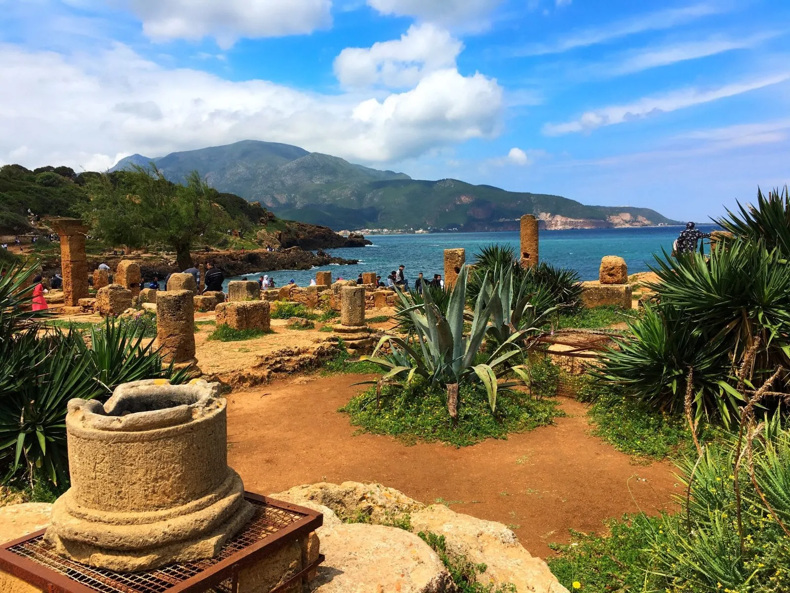 Ruines romaines de Tipaza au bord de la Méditerranée, Algérie
