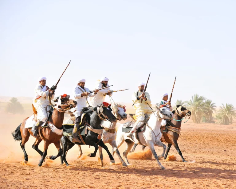 Fantasia traditionnelle à Timimoun, Algérie